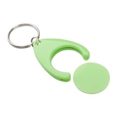 OBG.PUB - Porte-clés jeton pour caddy en plastique Neully Vert Porte-clés jeton pour caddy en plastique Neully Vert