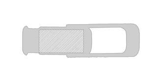 Obturateur de webcam écologique Gyrase - Impression Droite