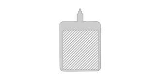 Power-bank écologique de 5 000 mAh Zarny - Marquage Recto