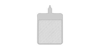 Power-bank écologique de 5 000 mAh Zarny - Marquage Verso