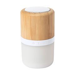 Enceinte Bluetooth lumineux en bambou Vosar
