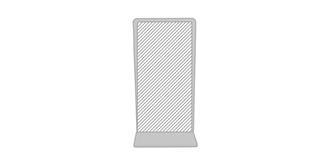 Support pour téléphone portable en bambou Lakus - Marquage Verso