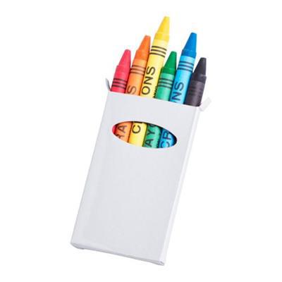 Kit Coloriage Publicitaire 6 Crayons, Kit personnalisé