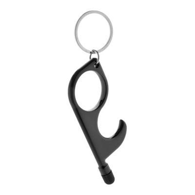 Porte-Clé hygiénique tactile en ABS Cimas Noir