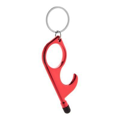 Porte-Clé hygiénique tactile en ABS Cimas Rouge