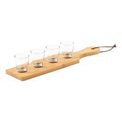 Set de verres à liqueur avec plateau Lolar
