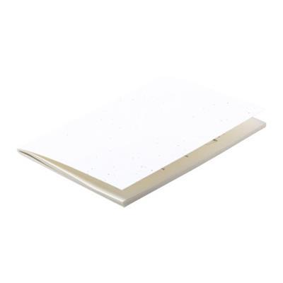Carnet de notes avec graines format A5 Funtila Blanc