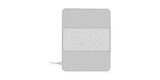 Tapis de souris avec chargeur à induction Kimy - Marquage Recto