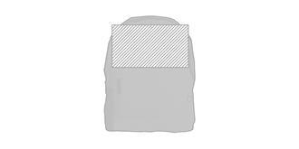 Sac à dos en PET recyclé avec poche Candy - Marquage Recto