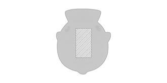 Tirelire coloré en forme de cochon Palyrs - Impression Haut