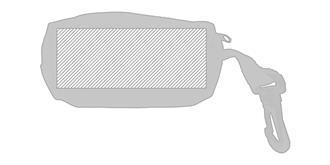 Set de crayons de couleur avec trousse Karus - Marquage Recto