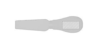 Planche à découper pour fromage en bambou Abmar - impression sur poignée 3