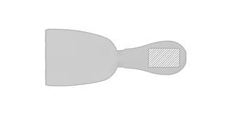 Planche à découper pour fromage en bambou Abmar - Impression sur poignée