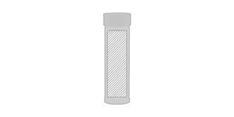 Thermos en verre borosilicate 420ml Andine - Marquage Recto