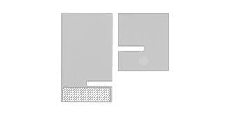 Support pour téléphone en bambou Gibba - Impression avant en bas