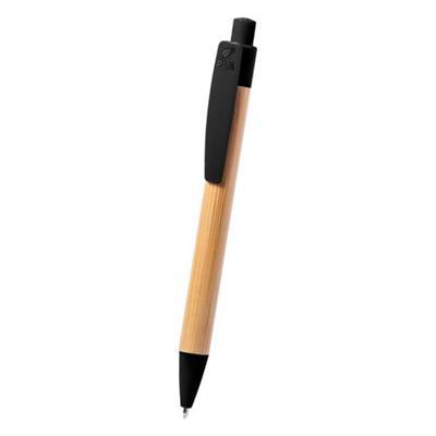 OBG.PUB - Stylo bille en bambou et attributs en PLA Helon Stylo bille en bambou et attributs en PLA Helon