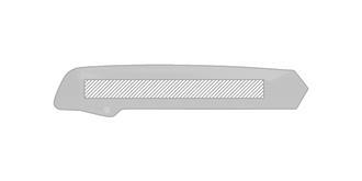 Coupe papier en plastique résistant Vionea - Marquage Verso