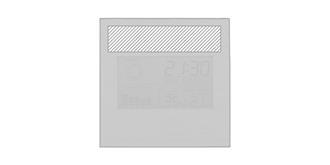 Station météo en bambou multifonction Boocasta - Impression avant en haut