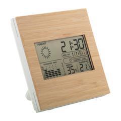 OBG PUB - Station météo en bambou multifonction Boocasta