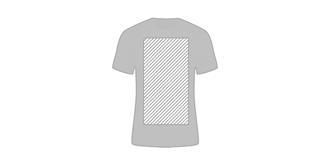 T-shirt sport en 100% polyester RPET Phosti - Marquage Recto