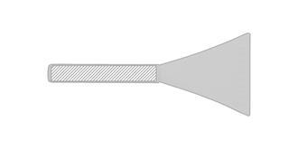 Gratte-glace écologique en bambou Membeg - Impression sur poignée