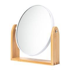 OBG.PUB - Miroir de maquillage rotatif en bambou Ringo Miroir de maquillage rotatif en bambou Ringo