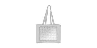 Sac shopping en jute laminée Rotint - Marquage Recto