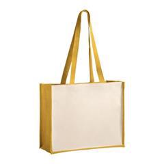 OBG PUB - Sac shopping en jute laminée Rotint