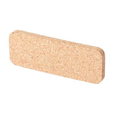 Badge sur mesure en liège naturel avec épingle Wui Naturel