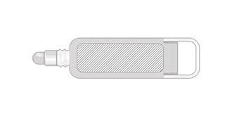 Clé USB multifonction support et stylet Threed - Marquage Recto