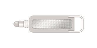 Clé USB multifonction support et stylet Threed - Marquage Verso