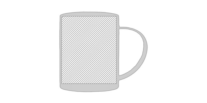 OBG.PUB - Mug en PLA de capacité 350 ml Piokal - Impression Droite Mug en PLA de capacité 350 ml Piokal - Impression Droite