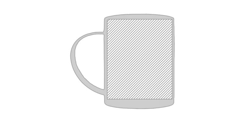 OBG.PUB - Mug en PLA de capacité 350 ml Piokal - Impression Gauche Mug en PLA de capacité 350 ml Piokal - Impression Gauche