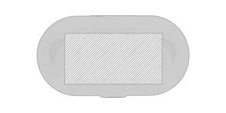 Écouteurs bluetooth en ABS avec boite Merkys - Impression Haut