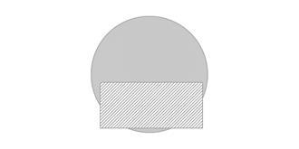 Fly frisbee en plastique design brillant Smoother - Impression Bas