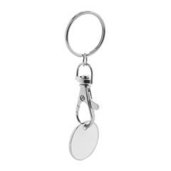 OBG PUB - Porte-clés avec jeton en métal Euromarketo