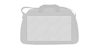 Sac de sport robuste en PET recyclé Khuma - Marquage Verso