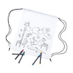 OBG PUB - Sac piscine à colorier avec cordelettes Wizary