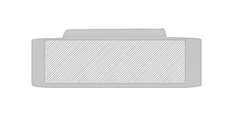 Râpe à fromage en acier inoxydable Reggiana - Marquage Recto