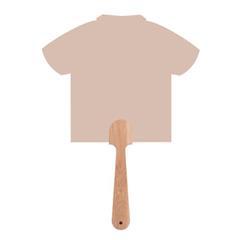 OBG PUB - Éventail t-shirt avec poignée en bambou Bomba