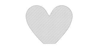 Éventail en cœur avec poignée en bambou Bombi - Marquage Recto