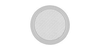 Bougie senteur vanille en métal Shivo - Impression Haut