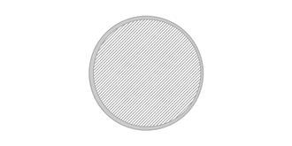 Porte-badge de forme arrondie en bambou Zokou - Marquage Recto