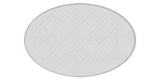 Porte-badge de forme ovale en bambou Zokou - Marquage Recto