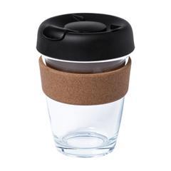 OBG PUB - Mug de voyage de 300ml en verre borosilicate Dyras