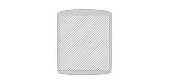 Mug blanc en céramique durable de 80ml Fogye - Marquage Recto