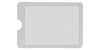 Porte de cartes de crédit en aluminium Beram - Marquage Recto