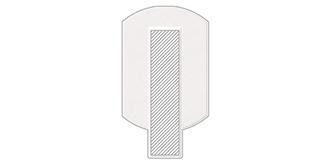 Clé USB écologique en fibre de paille Skaroun - Marquage Verso