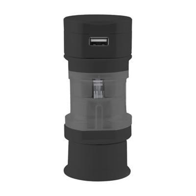 Adaptateur universel de voyage en plastique Xyar Noir