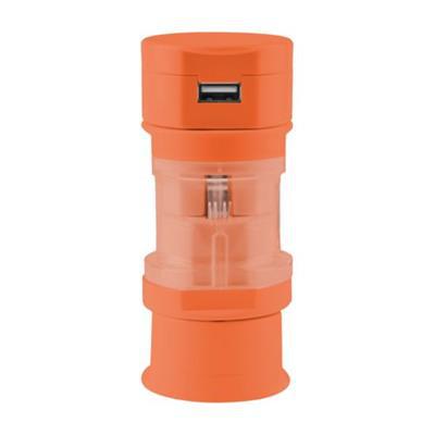 Adaptateur universel de voyage en plastique Xyar Orange